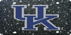 Kentucky Black Glitter with Blue UK solid Logo - New!