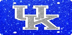Kentucky Blue Glitter with Silver Glitter UK Logo