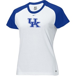 Nike Kentucky Wildcats Ladies White Training Short Sleeve T-shirt