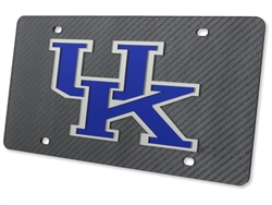 Louisville Cardinal Bird Carbon Fiber Inlaid License Plate - New!