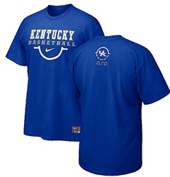 Nike Kentucky Wildcats Royal Short Sleeve Practice Basketball Tee