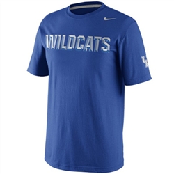 Nike Kentucky Wildcats Set In Stone Tri-Blend T-Shirt - Charcoal