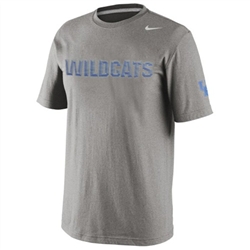 Nike Kentucky Wildcats Set In Stone Tri-Blend T-Shirt - Charcoal