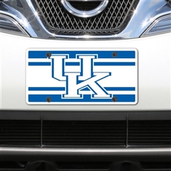 Kentucky Wildcats Super Stripe Acrylic Laser-Cut License Plate