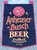 Anheuser-Busch Black "on draught" Wool Banner