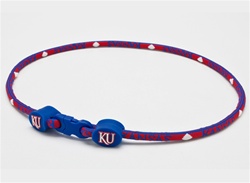 University of Kansas Titanium Sport Necklace