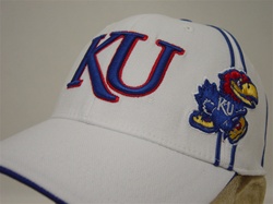 Kansas Jayhawks B-side in white