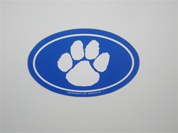 Kentucky Wildcats Blue Oval Paw Magnet