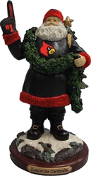 Louisville Cardinals 2012 #1 Foam Finger Santa Figurine