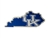 Kentucky Wildcats 6" Interlocked UK Decal