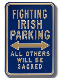 Parking for Notre Dame Fans Only