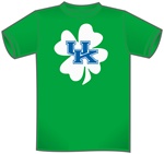 Kentucky Wildcats Clover Leaf Tee