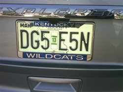 Kentucky Wildcats Inlaid Frame