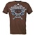 Adidas Louisville Cardinal Brown Slim Fit Tee