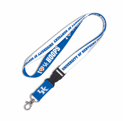 Kentucky Wildcats I Love UK Hoops Detachable Lanyard